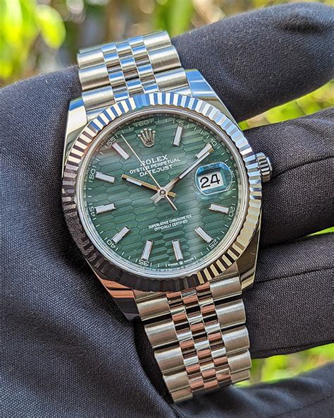 rolex green dial gold jubilee|Rolex jubilee dial meaning.